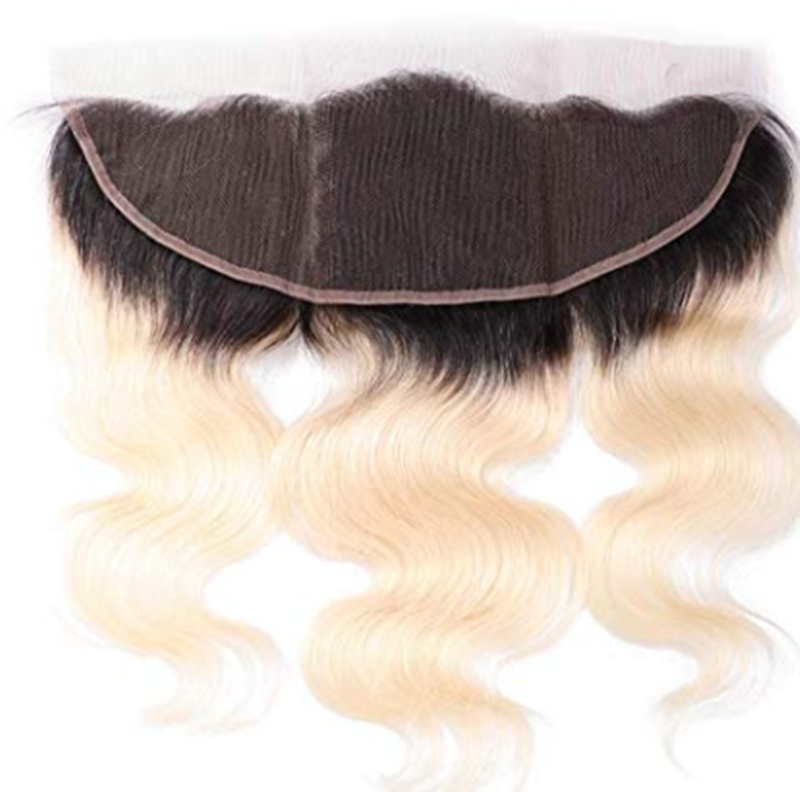 Human Hair weft Ombre Color#1b /blondeHair Sew In Extensions YL352